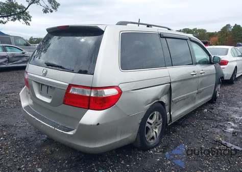 2007 Honda Odyssey Ex-L z USA, uszkodzony, nr VIN 5FNRL38687B036863